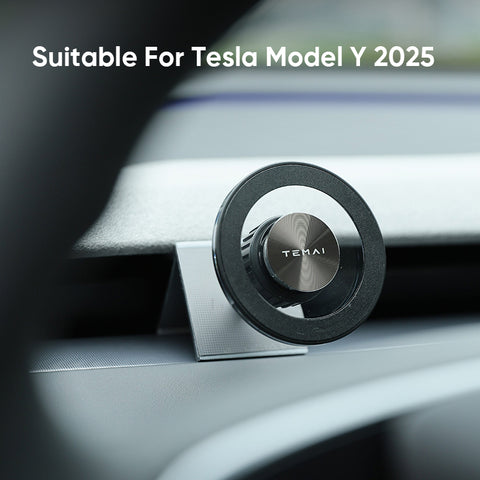 Transparent Magnetic Phone Holder For Tesla Model 3 2024 / Model Y 2025