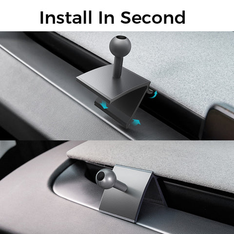 Qi2 Movable Phone Holder for Tesla Model Y 2025 / Model 3 2024